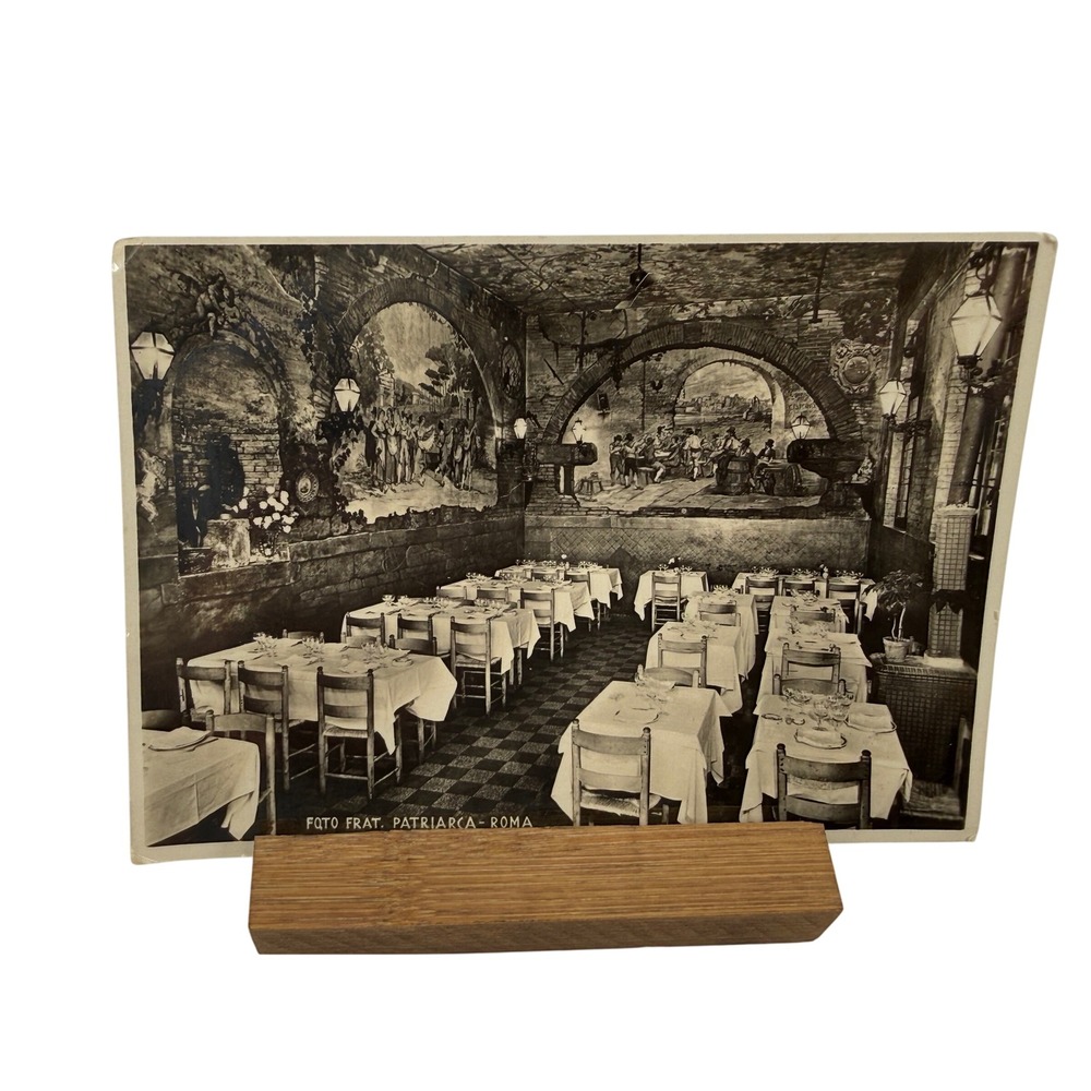 Foto Frat. Patriarca La Cisterna In Trastevere Postcard Rome Italy B&W Glossy